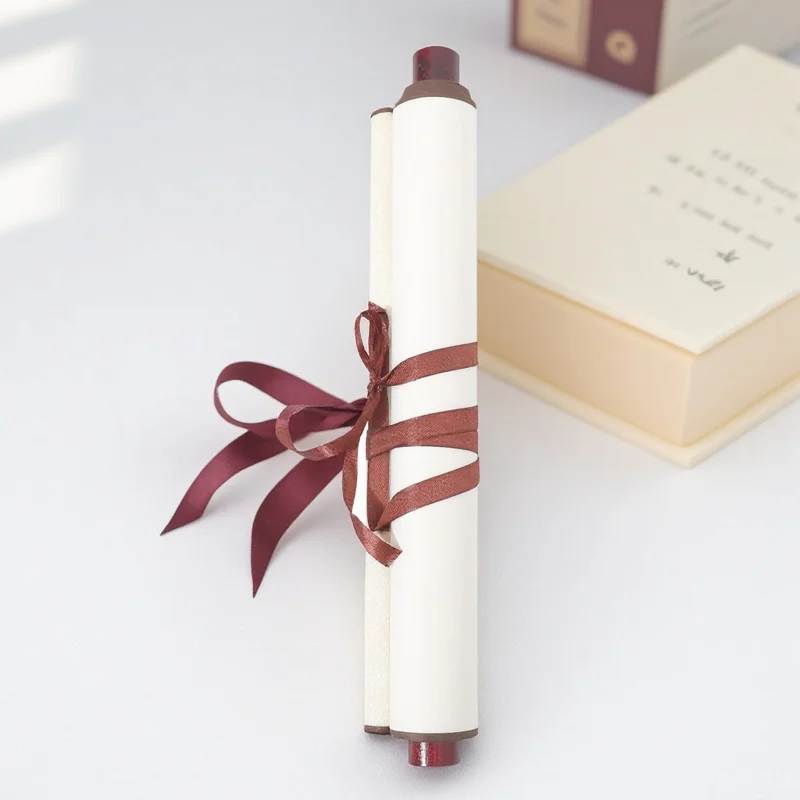 

Multi-Function Blank Calligraphy Paper Scroll Durable for Ink Painting Writing Practice Home Display Chinese Painting Scroll Art