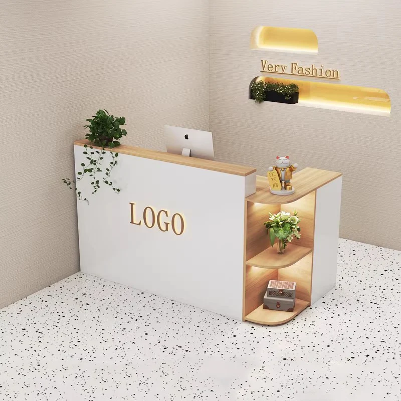 صالون الشعر أمين الصندوق مكتب الاستقبال مكتب حديث فندق مكاتب الاستقبال الفاخرة الشمال الجمالية الأثاث التجاري