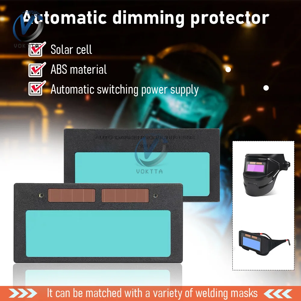 Solar Cell Automatic Variable Photoelectric Welding Helmet Eyes Protector Welder Machine Cutter Soldering Mask Filter Lens Tools