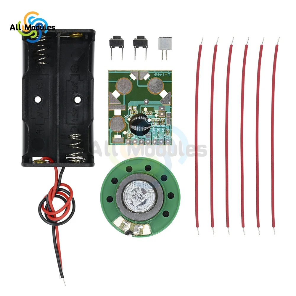 ISD1806B Mini registrazione digitale e riproduzione modulo vocale audio di alta qualità Kit fai da te per registratore vocale, altoparlante