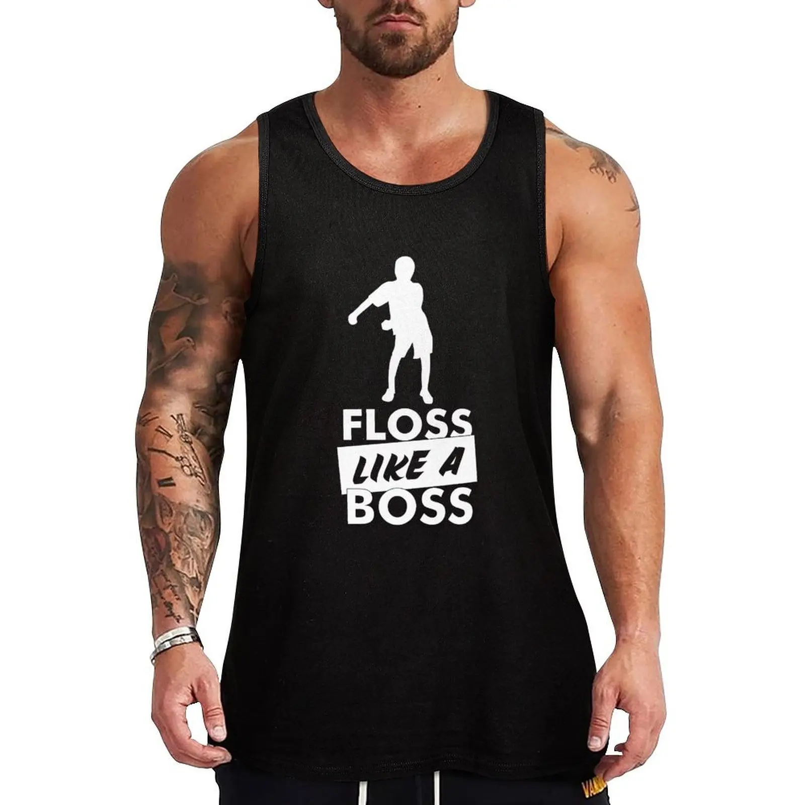 Floss Like A Boss - Flossing Dance Move Tank Top Lightweight Casual Tank Top Loose Summer Sleeveless