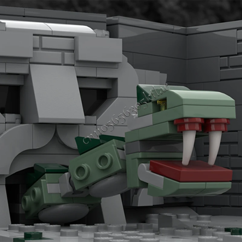 655개 조각 MOC 창의적인 도시 거리 풍경 모듈형 비밀의 방 모델 건축 블록 장난감 선물