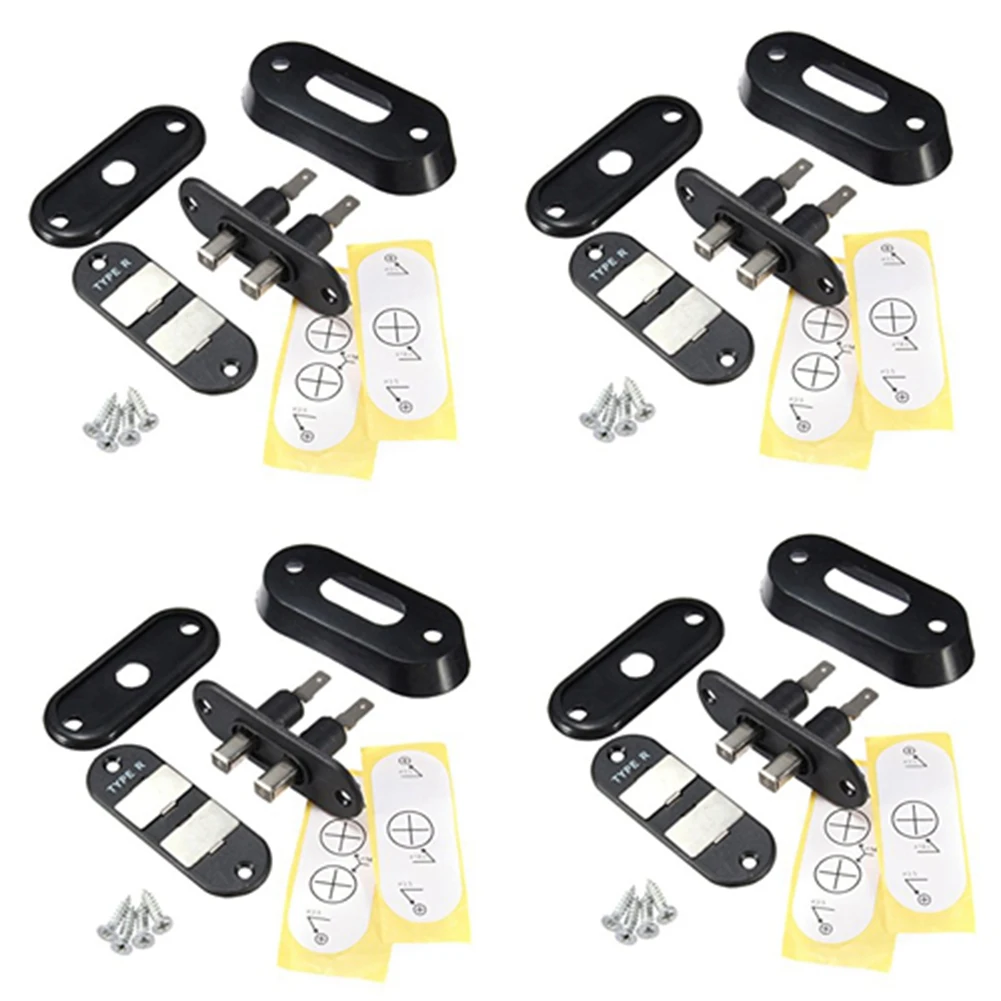 Black Sliding Door Contact Switch For Car Van Alarm Central Locking For VW T4 FORD-A54R