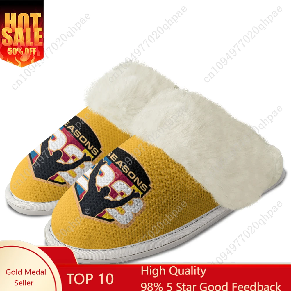 

Basketball Plush Slippers 23 Seasons King Los Angeles Keep Warm Shoes Mens Womens Home Cotton Customized Thermal Slipper