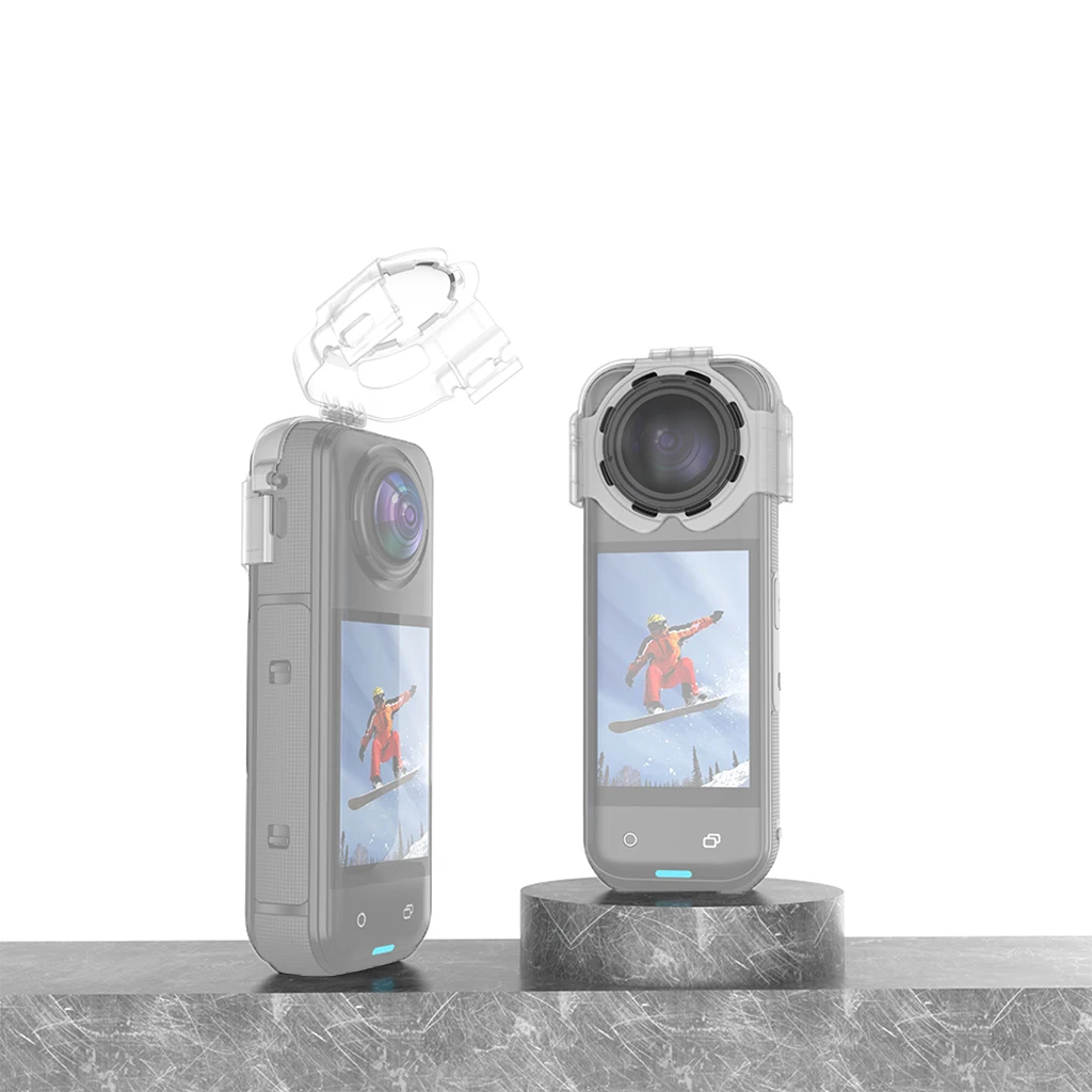 

Быстросъемная противотуманная защитная крышка HD для объектива экшн-камеры Insta360 X5, защитная крышка объектива