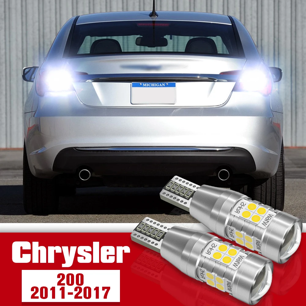 

2pcs LED Accessories Reverse Light Bulb Lamp For Chrysler 200 2011-2017 2012 2013 2014 2015 2016
