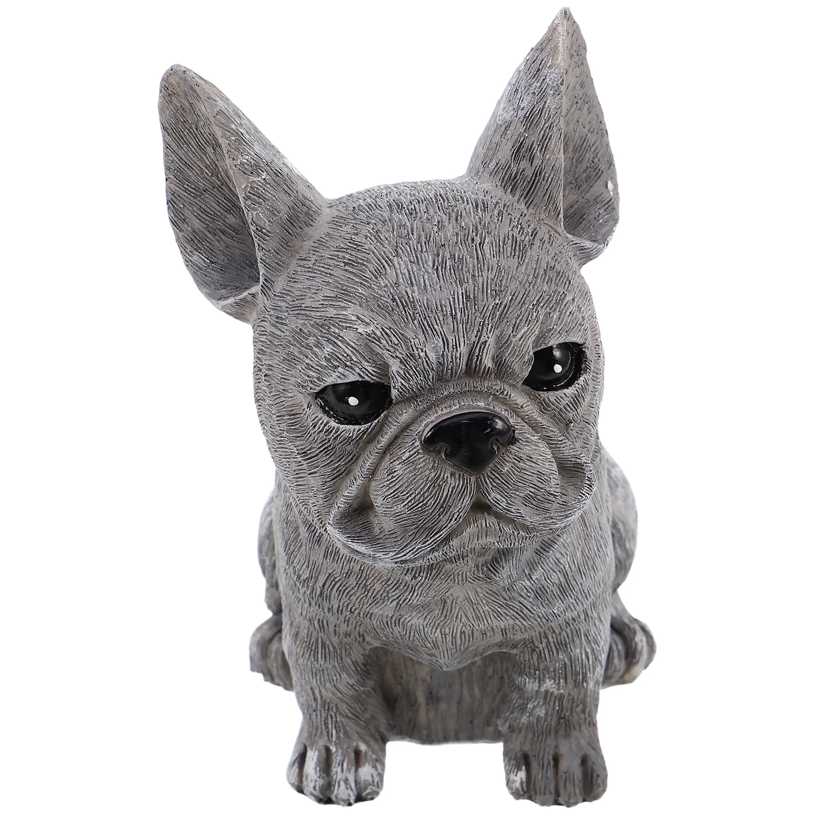 

Realistic Resin Bulldog Statue for Garden Patio Lawn Decor Indoor Outdoor Dog Sculpture Home Decoration French Bulldog Style
