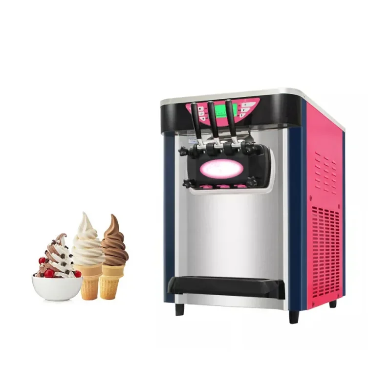 Table top home mini ice cream maker machine a glace commercial ice cream machine / Mquina de helados