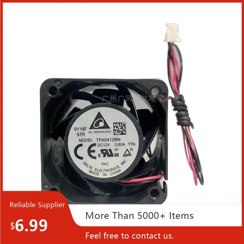 TFA0412BN Cooling Fan 40x40x28mm 4028 12V 15600RPM PWM Tachometer Industrial for DELTA