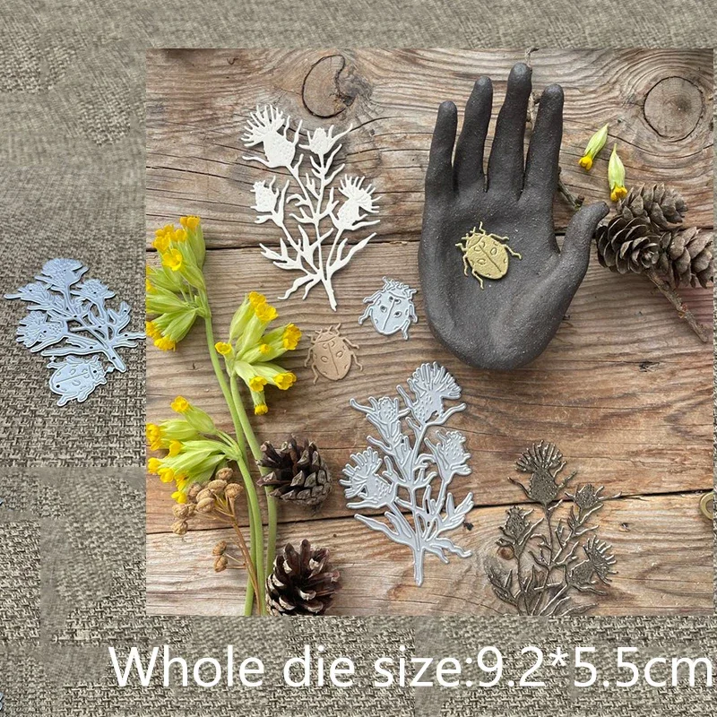 New Design Craft Metal stencil mold Cutting Die insect branch decorations scrapbook die cut Album Paper Card Craft Embossing