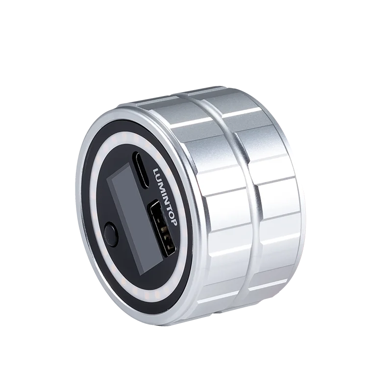 Lumintop Auraro مصباح يدوي رئيس لمصباح يدوي 46800 46950 مع وظيفة فحص البطارية RGB LED + مصباح يدوي مصدر الضوء LED