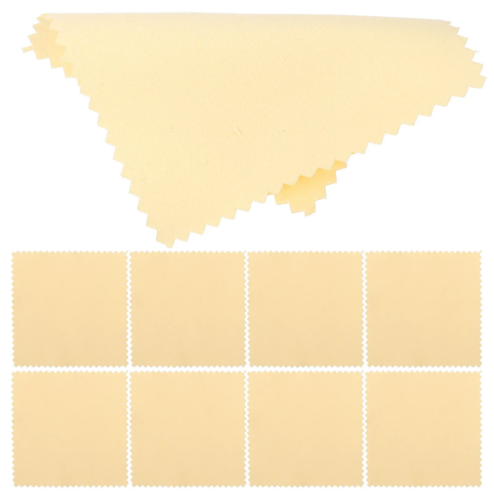 

30Pcs Silver Polishing Cloth Jewelry Cleaner Cloth Reusable Shine Restoring Wipes for Metal Accessories Compact Travel Friendly