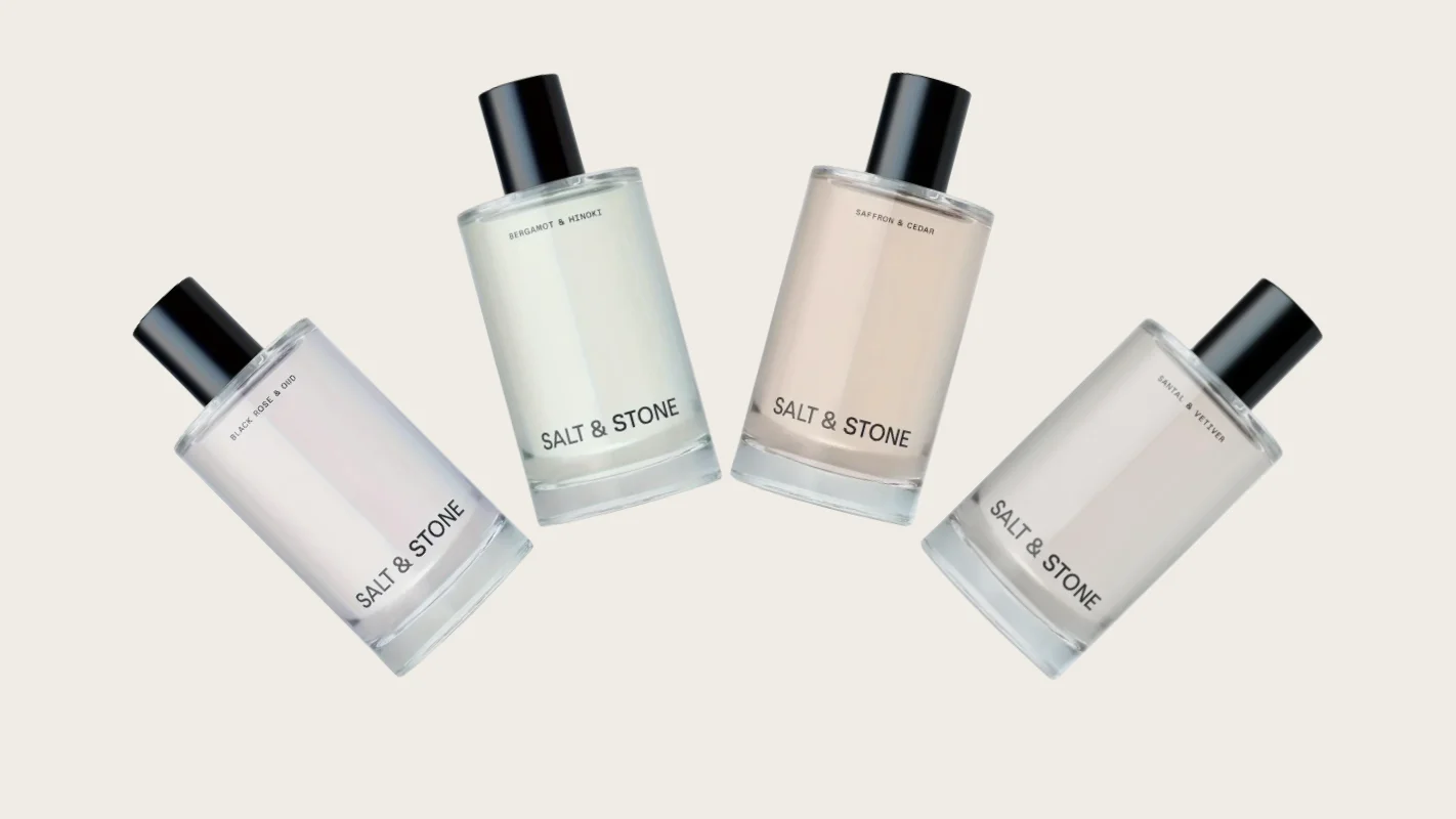 SALT & STONE Colección Eau De Parfum: Rosa Negra, Bergamota y Más - Fragancias Unisex