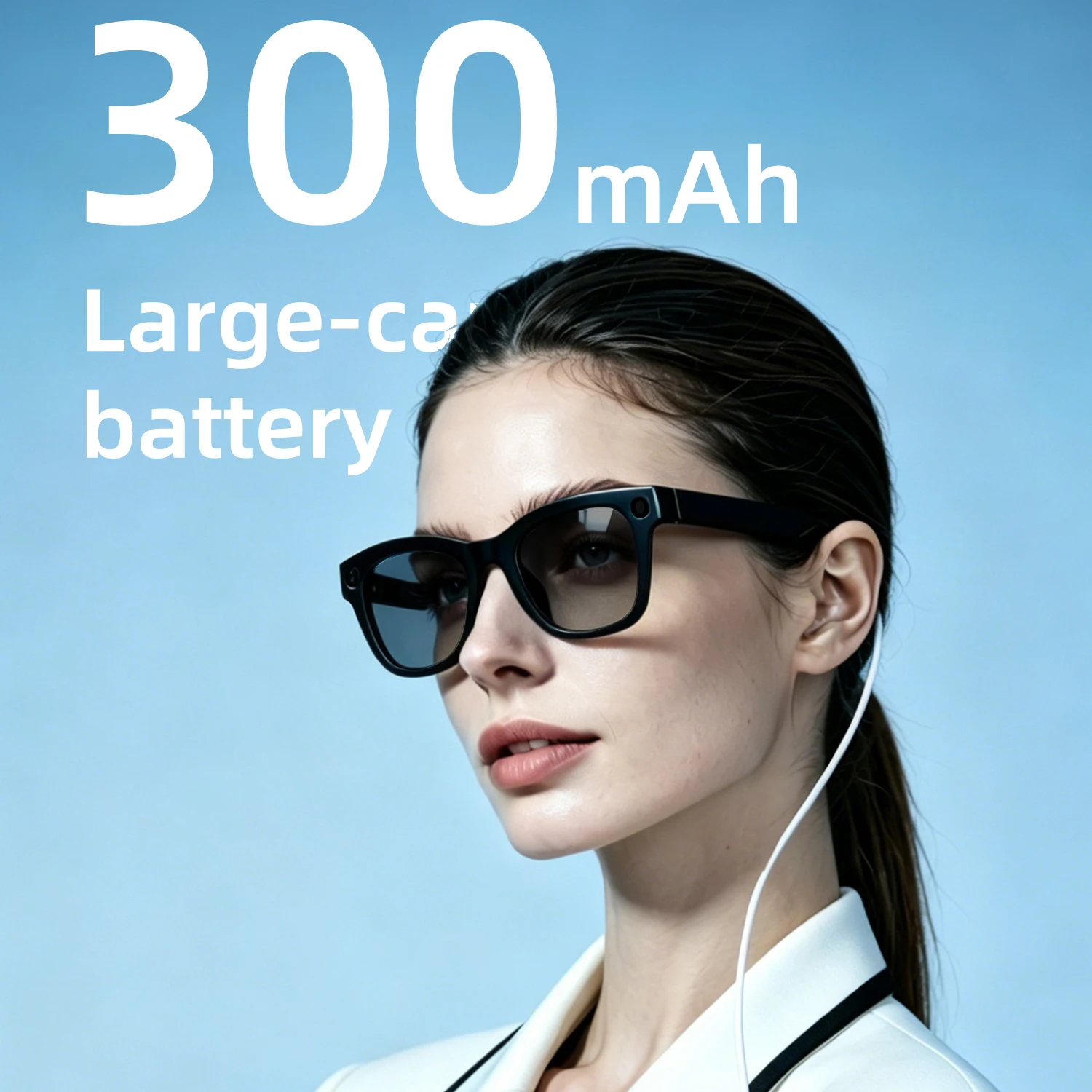 Smart AI Camera Glasses Electrochromic 8MP Image Stabilization Real-Time Simultaneous Interpretation Sunglasses Video Recording