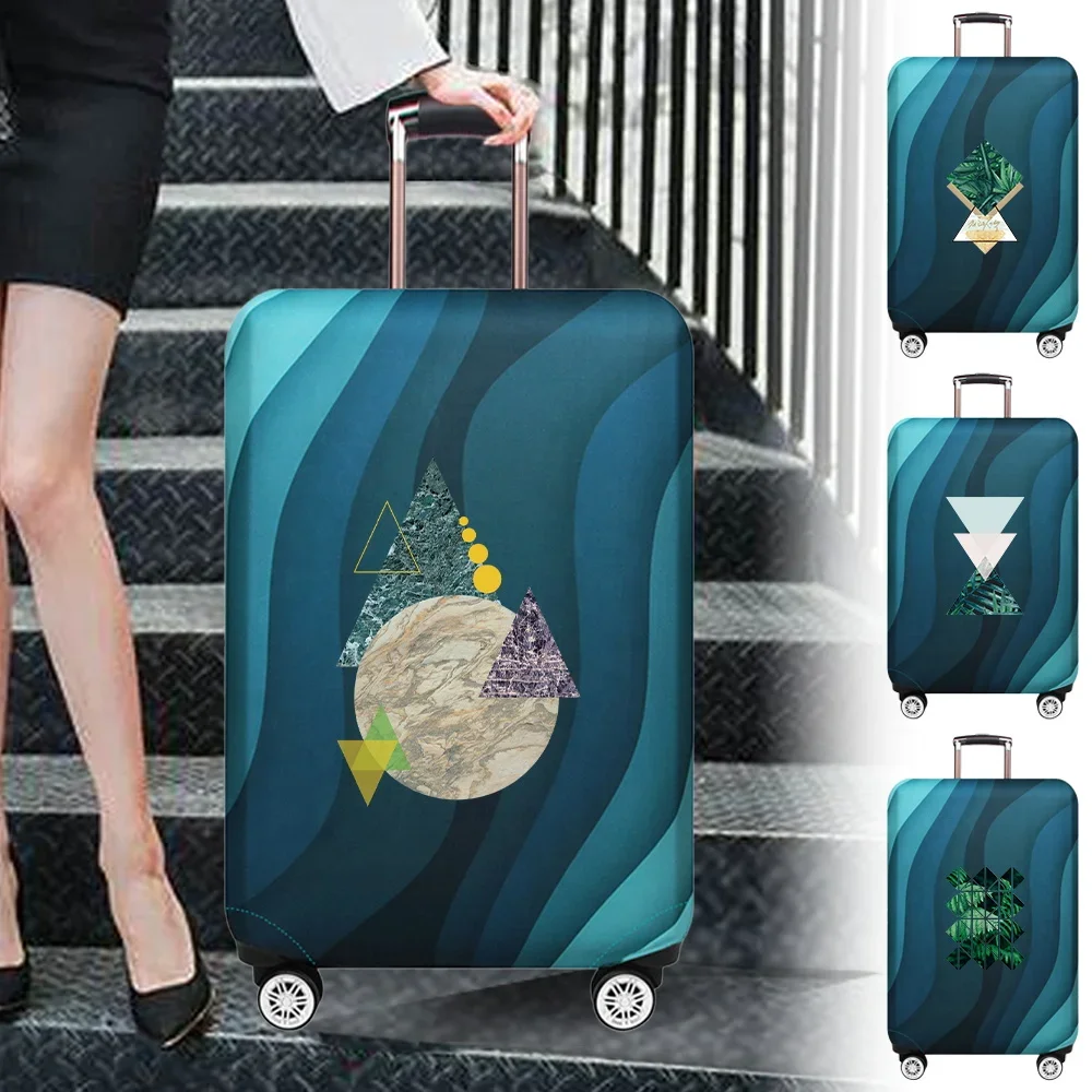 Luggage Cover Stretch Fabric Suitcase Protector Baggage Dust Case Cover Suitable for18-32 Inch Suitcase Case Shape Series