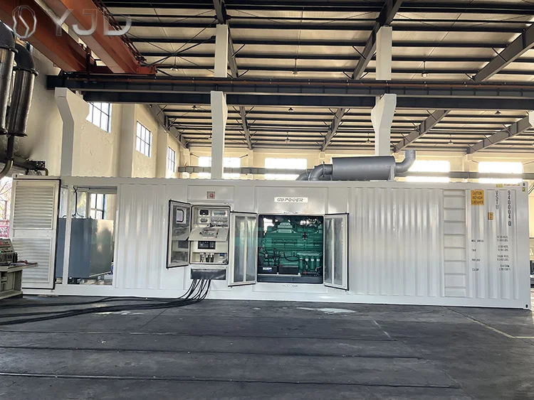 2mw diesel Generator Price 2000KVA Container Type Soundproof diesel Gas Continue Power Generator