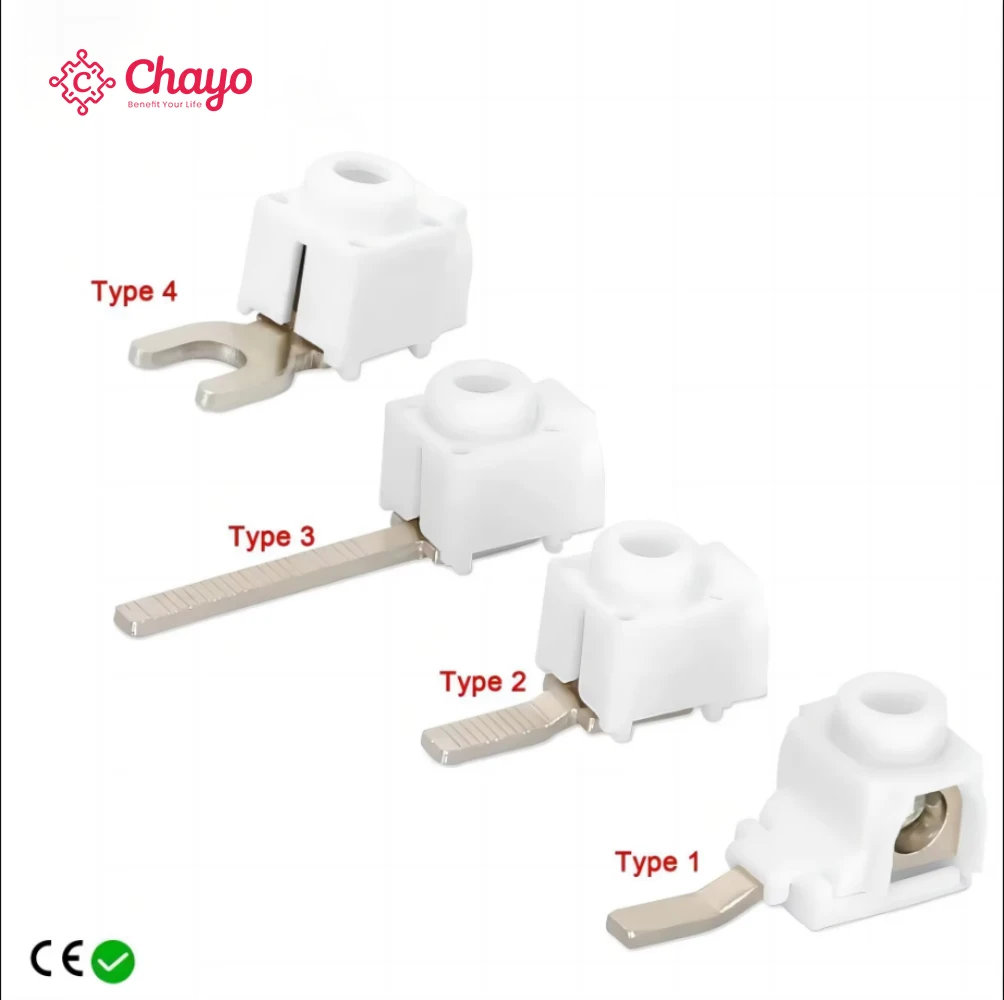 Livraison Gratuite 10 Pièces/Lot 25 Mm² Bornes pour Busbar Disjoncteur Boîte de Distribution Fil Électrique Connecteur TONGOU