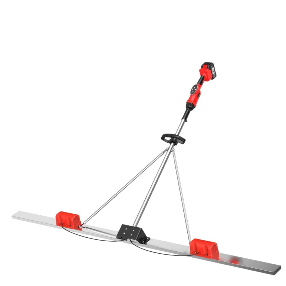 

Electric Concrete Screed, Stainless Steel Leveling Tool with Lithium Battery Vibration