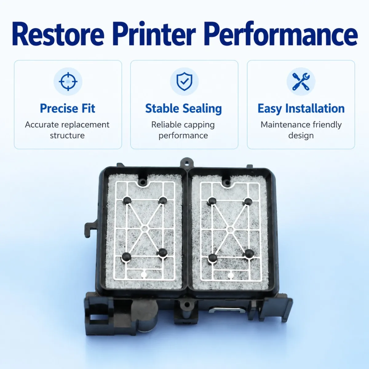 P600 Original New Capping Station Ink Pad for Epson P600 P605 P607 P608 R3000 Printer Pump assembly Cap Assy clean unit