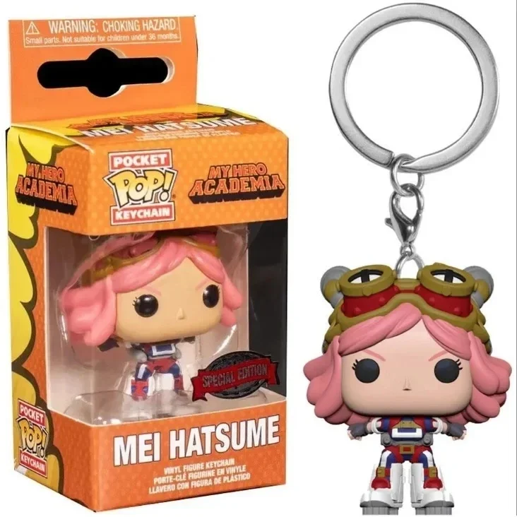 Funko POP Keychain My Hero Academia Himiko Toga Kurogiri Twice Hatsume Shigaraki Deku Bakugo Togata Dabi Midoriya Jiro Toys