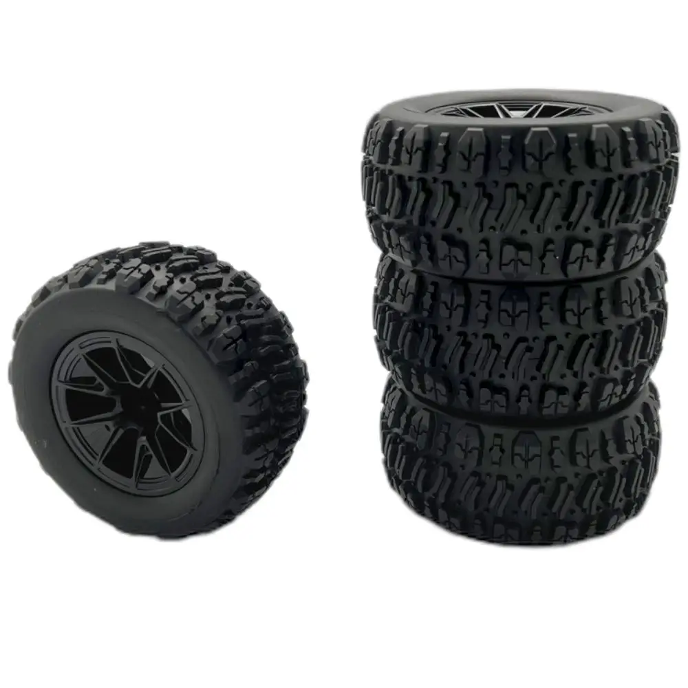 4PCS 90 Monster Truck Tires With S Tread Suitable for WLtoys 144010 MJX 14209 14210