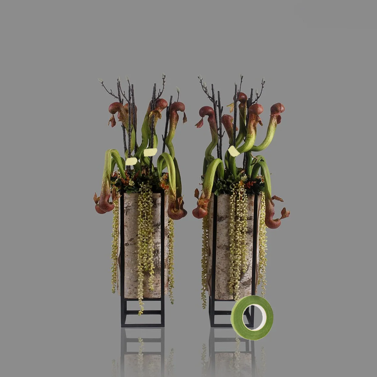 

15 Rolls 30 Yard Green Floral Tape Perfect for Craft Making Holiday Decorations Photo Albums Wreaths School Projects Colorful