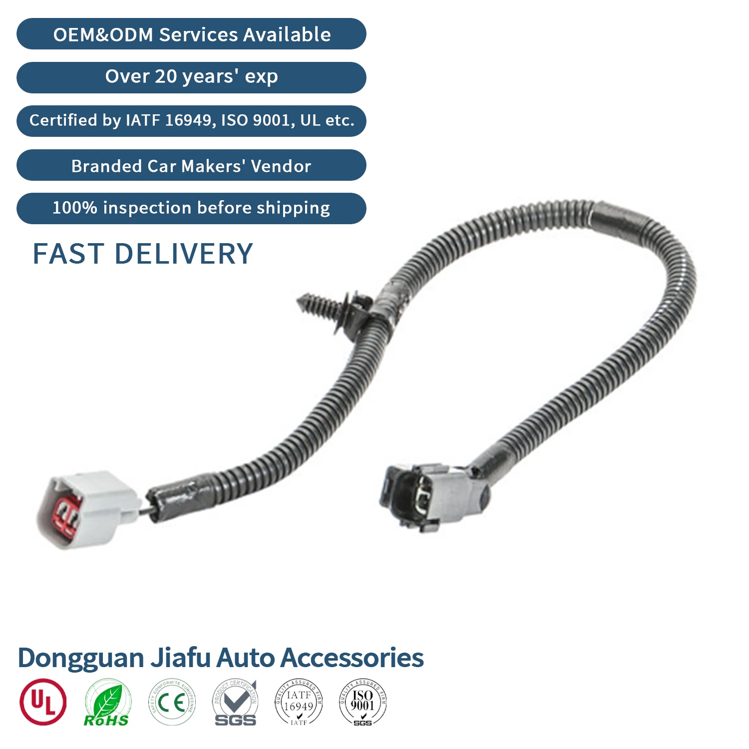 

Mopar 68274527AA Жгут проводов перемычки бокового габаритного фонаря, подходит для моделей Jeep Wrangler JK 2007-2018 гг.