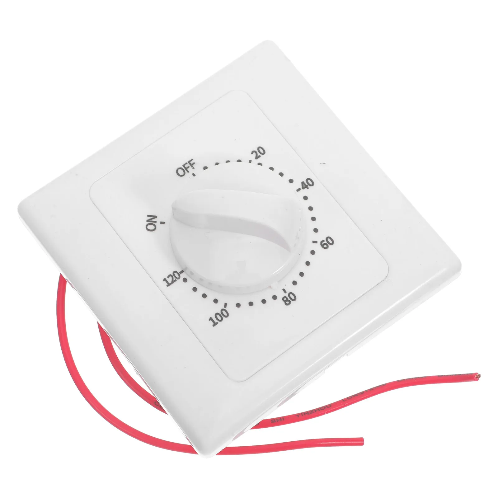 Countdown Timer Switch Electronic 120-Minute Auto Shutoff Control for Bathroom Fans Exhaust Ventilation Light Indoor Timer