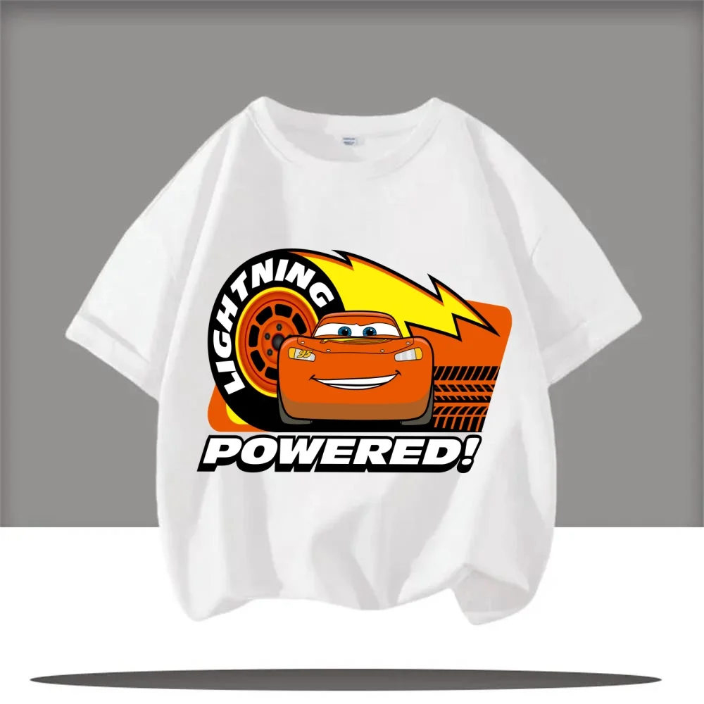 حار بيع سيارة بيكسار البرق ماكوين 2D مطبوعة لطيف شبكة تي شيرت للفتيات ملابس الأولاد قصيرة الأكمام تي شيرت لفصل الصيف