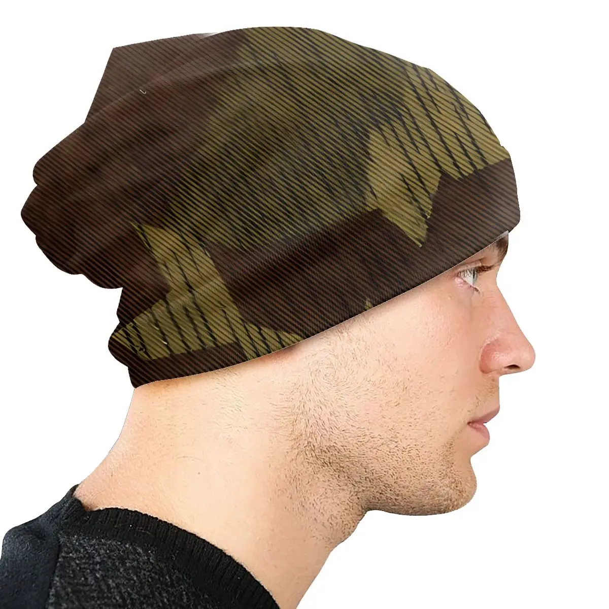 Splittertarn B Luftwaffe Bonnet Homme Fashion Thin Skullies Beanies Camouflage Caps For Men Women Creative Hats