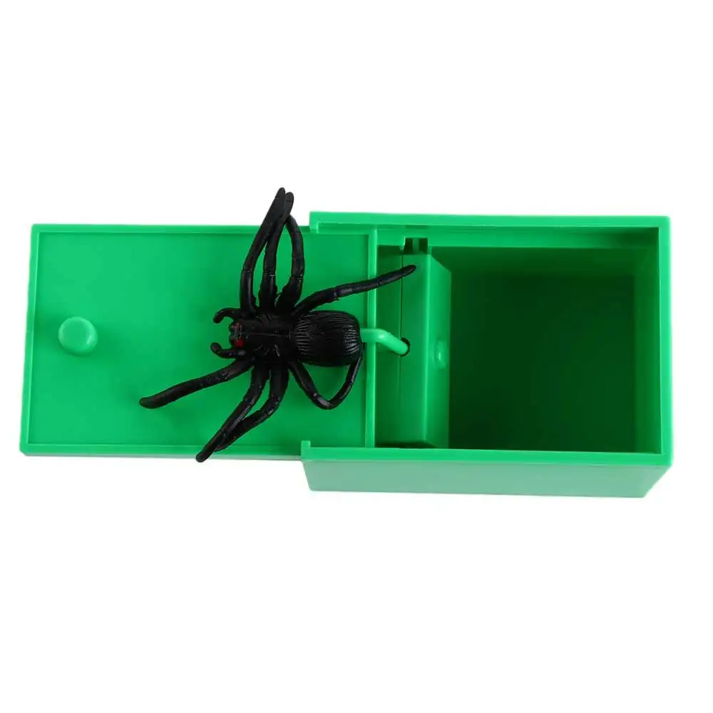 

Trick Joke Props Funny Spider Box Play Bug Scare Toy Box Interesting Scare Terrifying Trick Box Parents