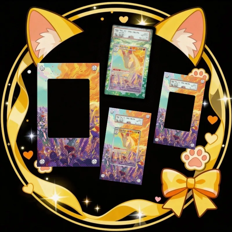 expositor-de-arte-para-cartao-pokemon-rapidash-chaveiro-ptcg-colecionaveis-de-jogos-de-anime-merchandising-de-anime-estojo-protetor-de-acrilico-brinquedos-presente