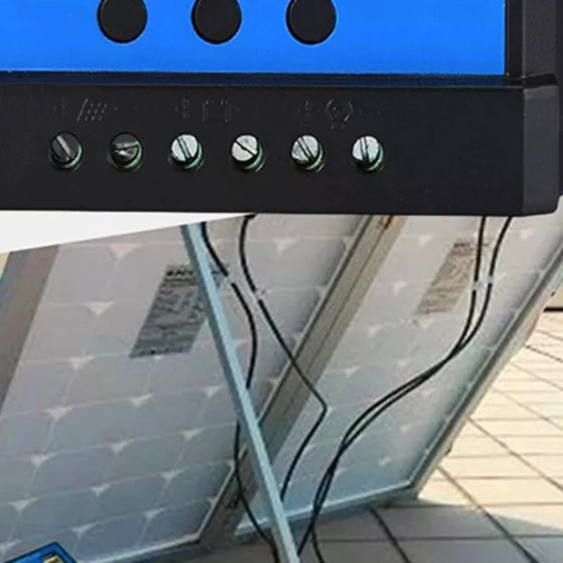 60a Charge Controller - Solar Panel Charge Controller 12V 24V Max 48V 1560W Input Adjustable Parameter LCD Display