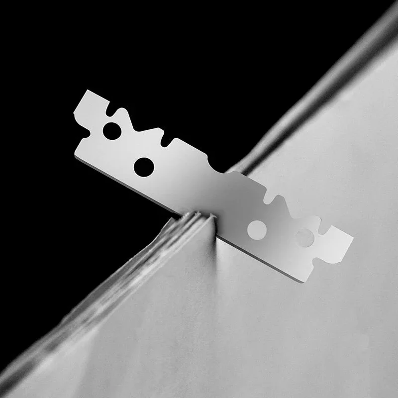 Rasierklingen mit einer Kante Rasierklingen aus Edelstahl für Herren für glattes, präzises, sauberes Rasierklingen-Rasier werkzeug