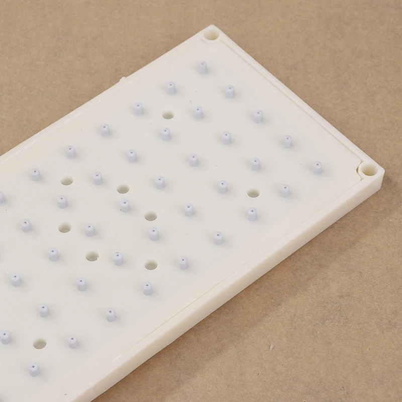 ABS Rectangular Shower 10mm Intubation Type Interface Shower Head 5 * 10 Hole Top Spray Shower Head Accessories