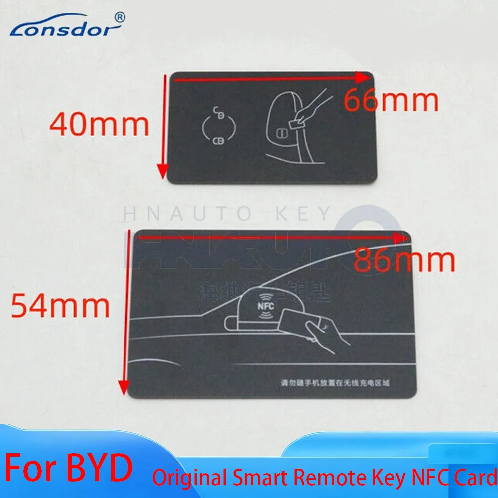 Original NFC Card Remote Key For  BYD Seal Dolphin Tang Han Song Qin Formula Leopard 3 5 8 Denza B5 D9 N7 N8 N9 Z9 Car Key