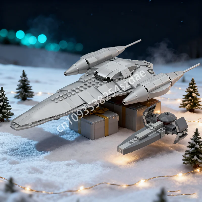 394 قطعة MOC مايكرو النوبي الملكي المركبة الفضائية سيث نموذج بناء هدية الكريسماس كتل العمارة تجميع اللعب فكرة عيد ميلاد الاطفال #1