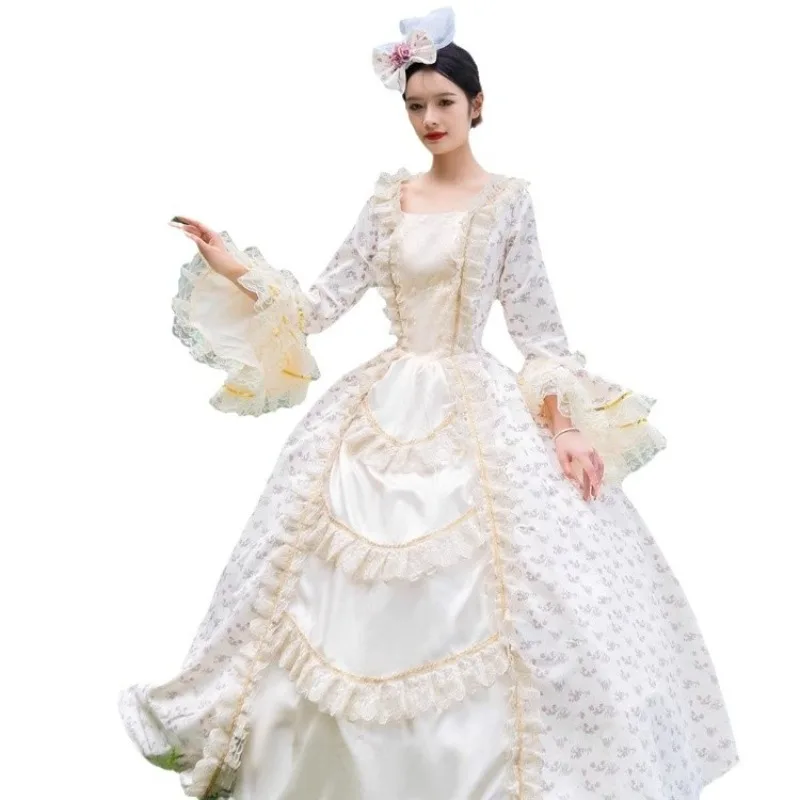 ยุโรปยุคกลาง Retro Court ชุด Victoria Princess เวทีแสดงถ่ายภาพชุด Vestidos Para Mujer De Fiesta Elegantes