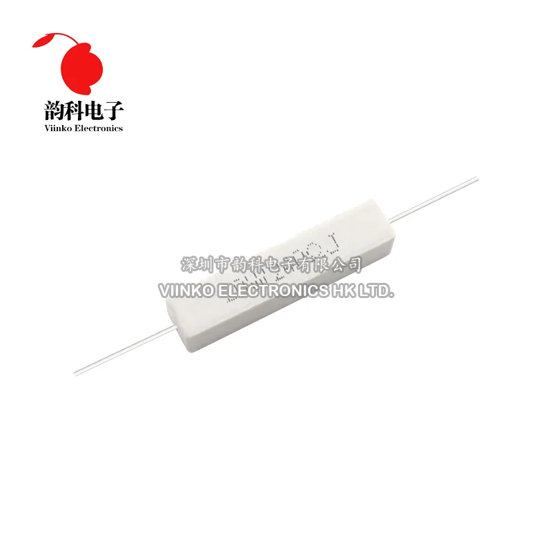 2pcs 20W 5% Cement Resistor Power Resistance 0.1 ~ 10K 0.1R 0.5R 10R 50R 0.22 0.33 0.5 1 2 5 8 10 20 22 30 50 100 1K 1.5K 2K ohm