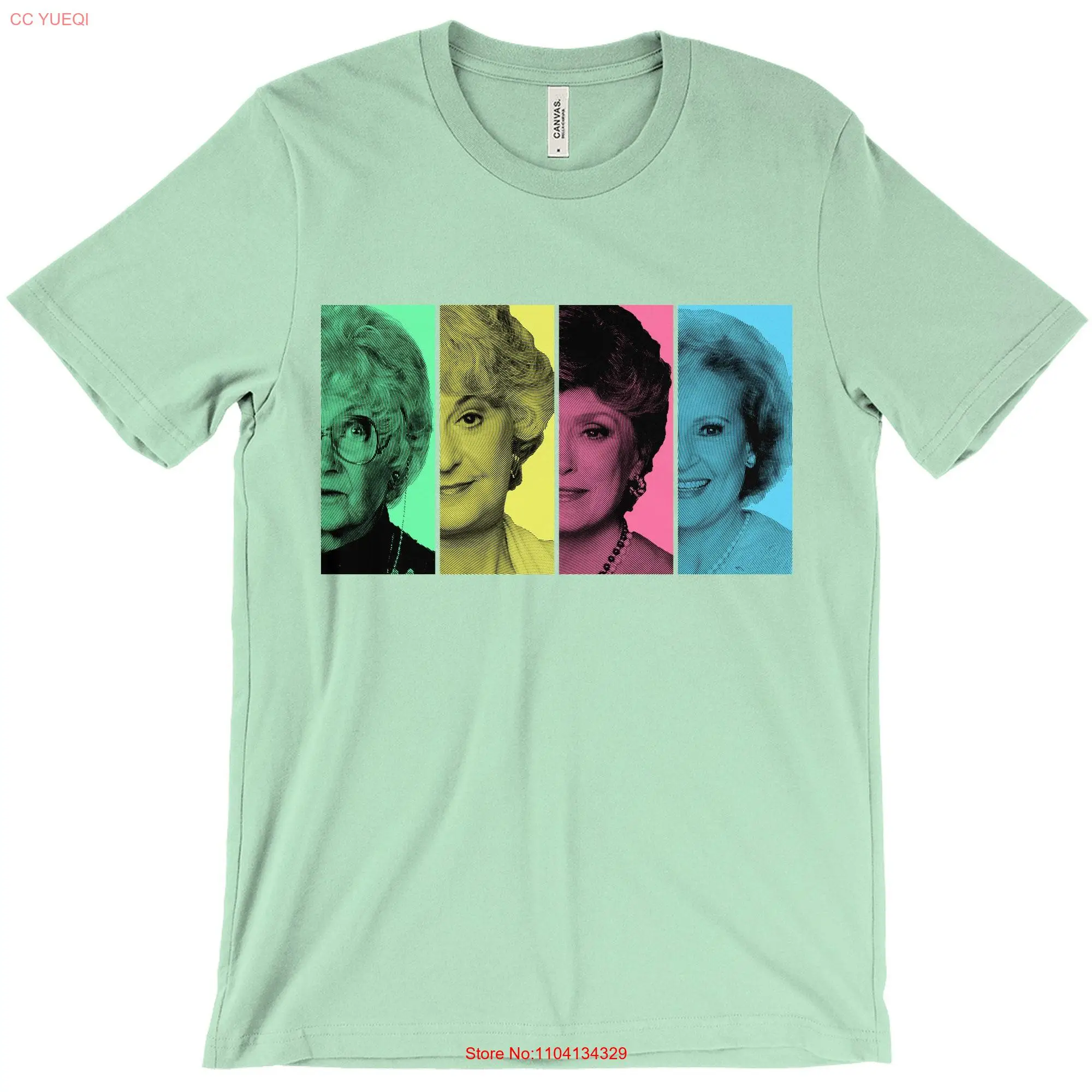 Golden Girls Pop ArT T Shirt Rose Dorothy Blanche And Sophia Weird Funny 80s 90s Retro Tv Soft Comfy Bella Canvas