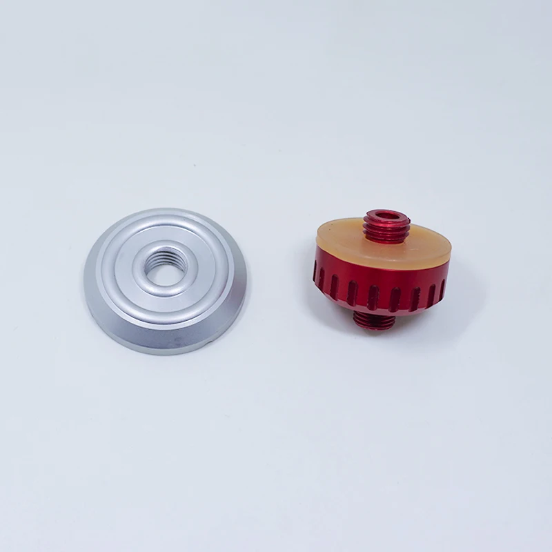 Red Aluminum Alloy Base Vacuum Bag Connector Self-Sealing Vacuum Valve One-Way Lock Valve