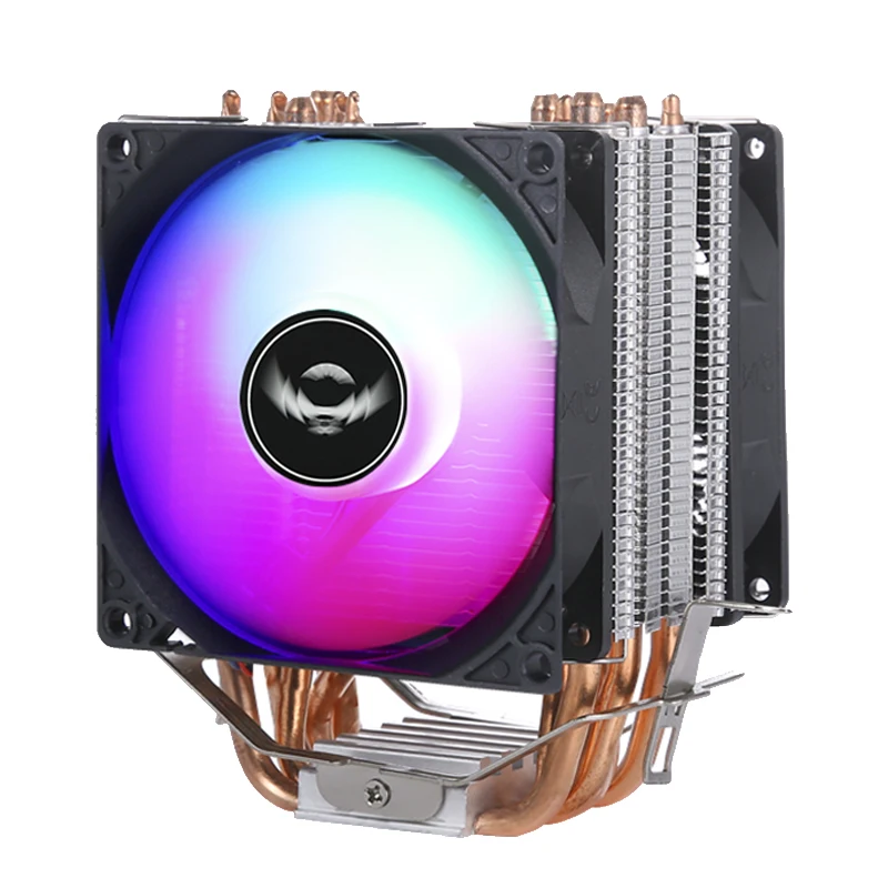 QiuzAim Computer Cooler Processor CPU Fan Efficient  6 Heat Pipe 90mm 4 pin PWM Compatible LGA2066 x299 E5 2011 x79 x99 2011-3