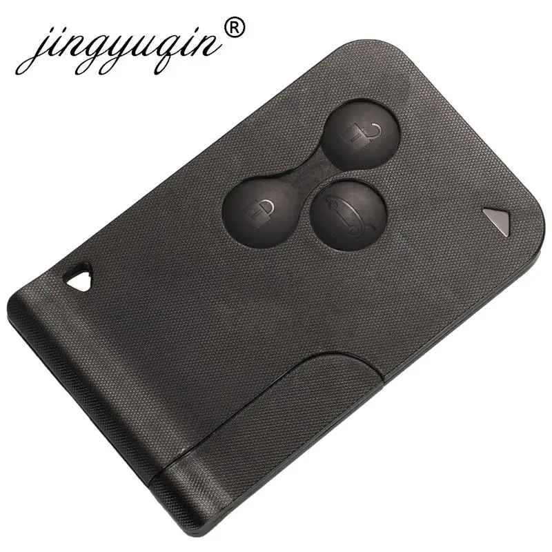 JYQ 433mhz ID46 PCF7947 Smart Key Card For Renault Megane II Scenic II Grand Scenic 2003-2008 3 Button Remote PCB Ultrasonic view 5