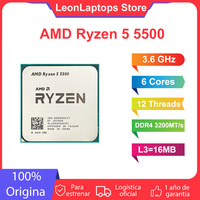 AMD Ryzen 5 5500 6-Core 12-Thread 3.6 GHz CPU Processor Socket AM4 65W 7NM L3=16M Desktop Game Computer CPU R5 5500 DDR4 Zen 3
