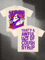 Juicebusters Cough Syrup Graphic T-Shirt Double Sided Printed T-Shirt, Suitable For Men And Women, The Best Gift For Summer