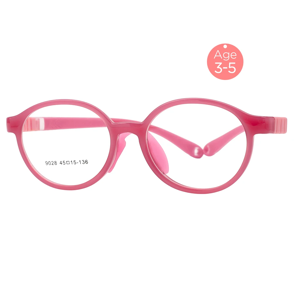 COOL KIDS Kid Glasses Age 3-5 Flexible Eyewear Frame For Girls and Boys TR90 Children Eyeglasses Frame Unbreakable Optical Frame