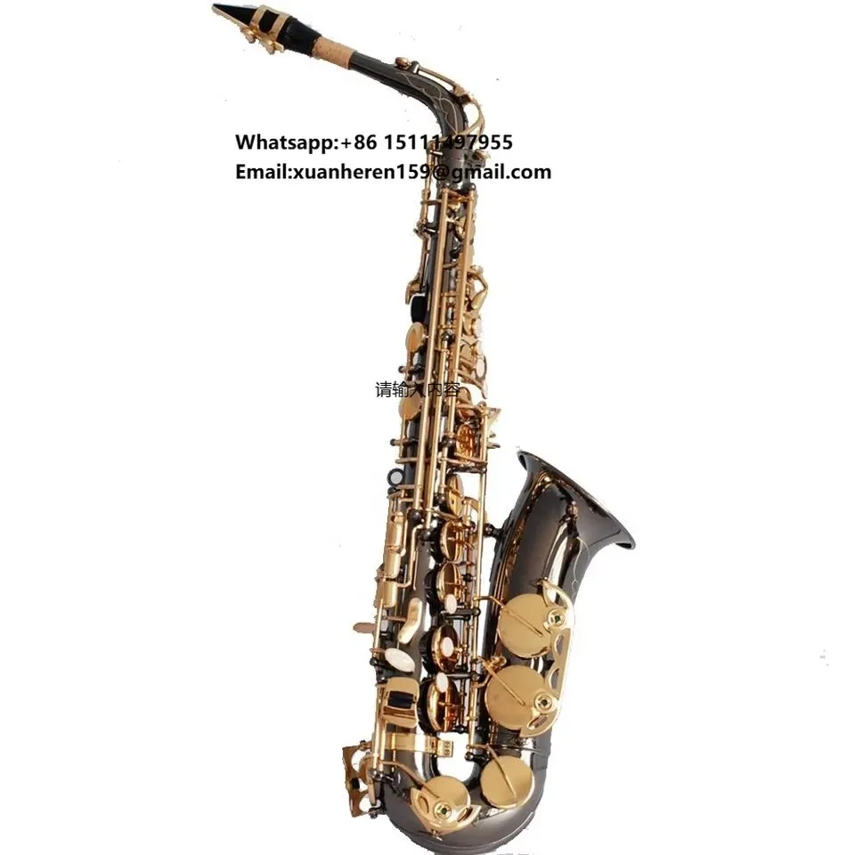 Factory Nickel Plated Alto Saxophone Saxfone Instruments From China