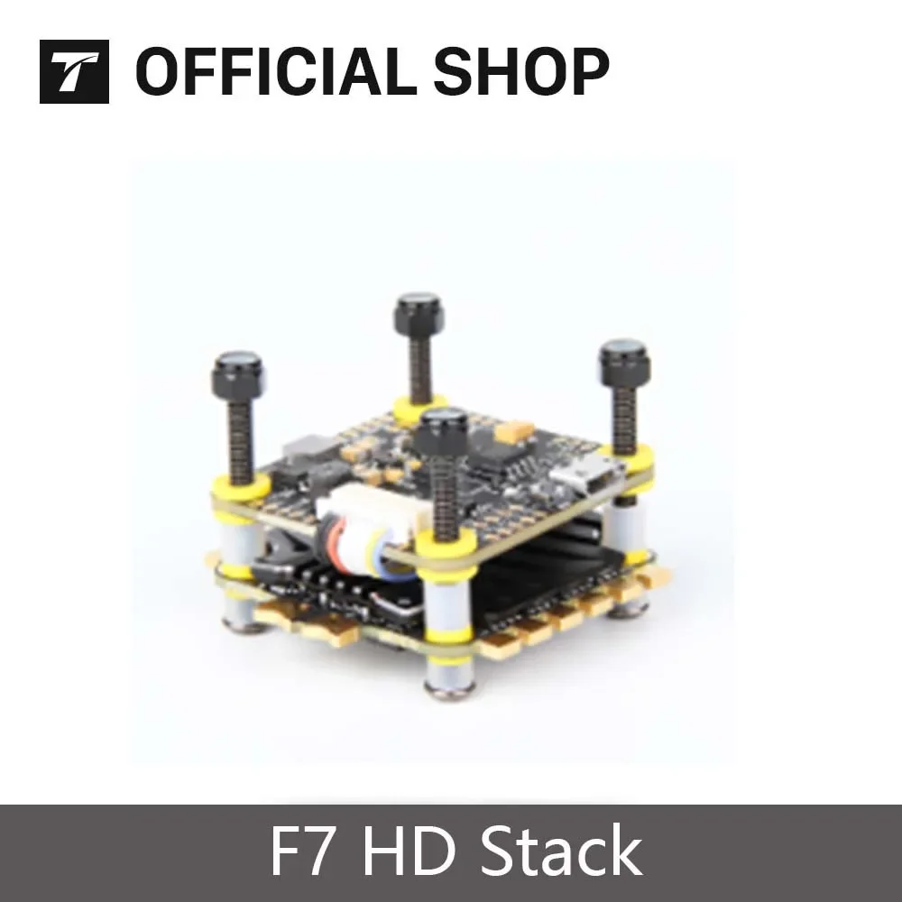 

T-motor Hobby F7 HD Stack F7 HD Flight Controllerfor + F55A Pro II ESC For FPV RC Drone Freestyle Racing Quadcopter