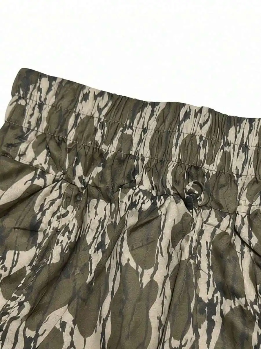 

Womens Camo Print Athletic Shorts High Waist Loose Fit Polyester Summer Casual Shorts