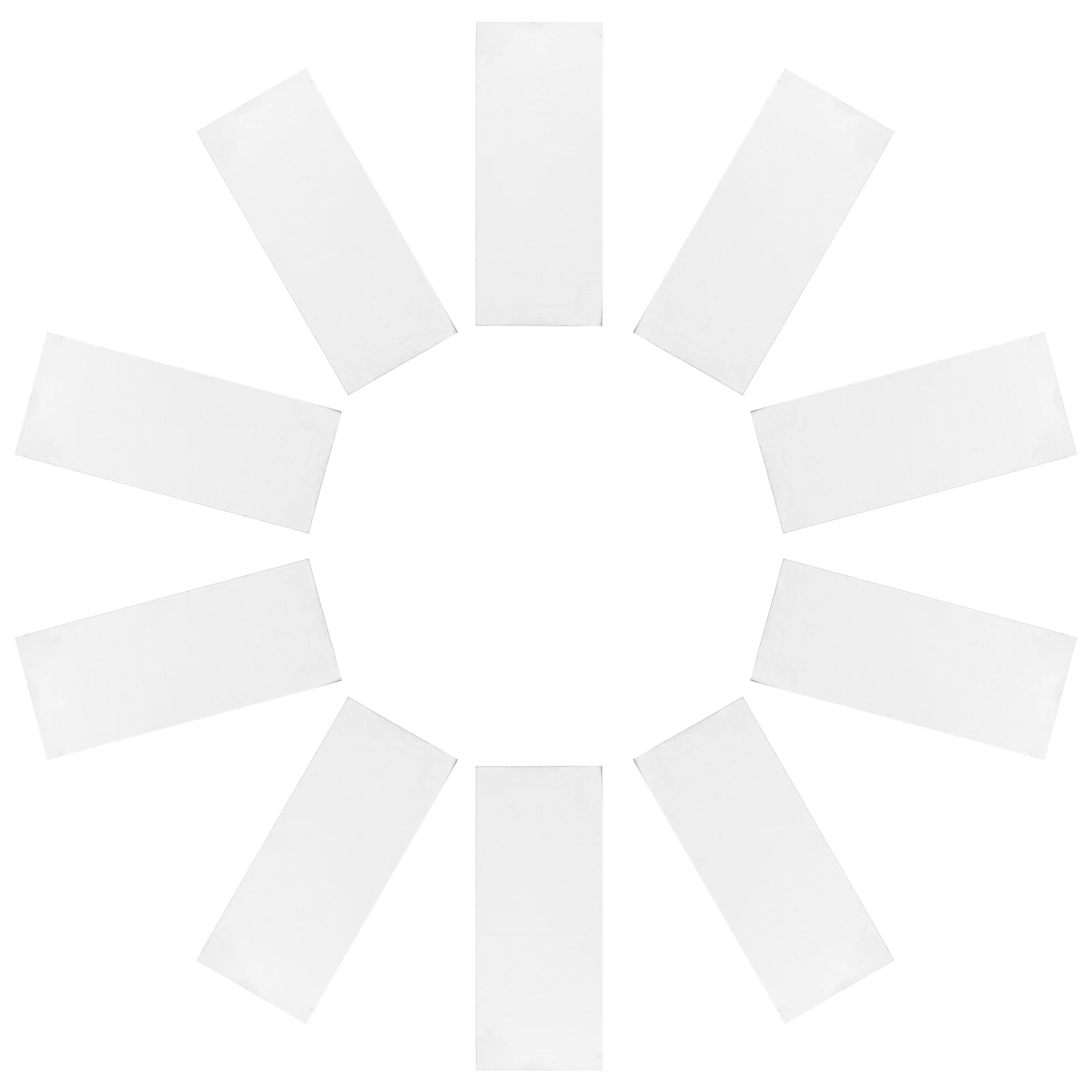 

10pcs Copper Sheet Experimental Materials Fruit Experiment Supplies Electrode Sheets Teaching Tools Science Learning